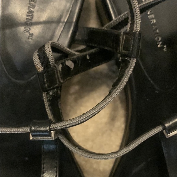 BCBGeneration Black Ankle, 38 Size Strap Sandals Minimalist Design - Picture 3 of 7